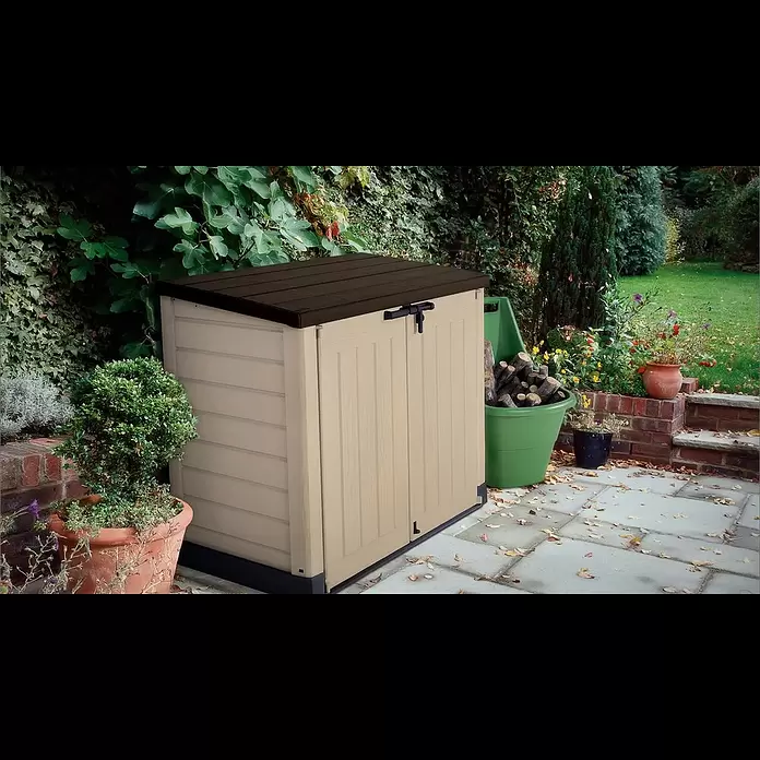 Keter Truhe Store it out Max - L x B x H: 145,5 x 82 x 125 cm, Anthrazit/Grau - Keter Store It Out Max
