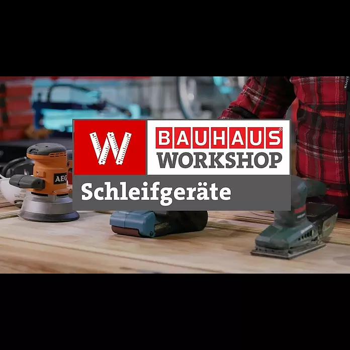 AEG Pro 18V Akku-Exzenterschleifer BEX 18-125-0 - 18 V, Li-Ionen, Ohne Akku, 125 mm, 7.000 U/min - 11.000 U/min - Welches Schleifgerät brauche ich? [Experten Tipps] | BAUHAUS Workshop
