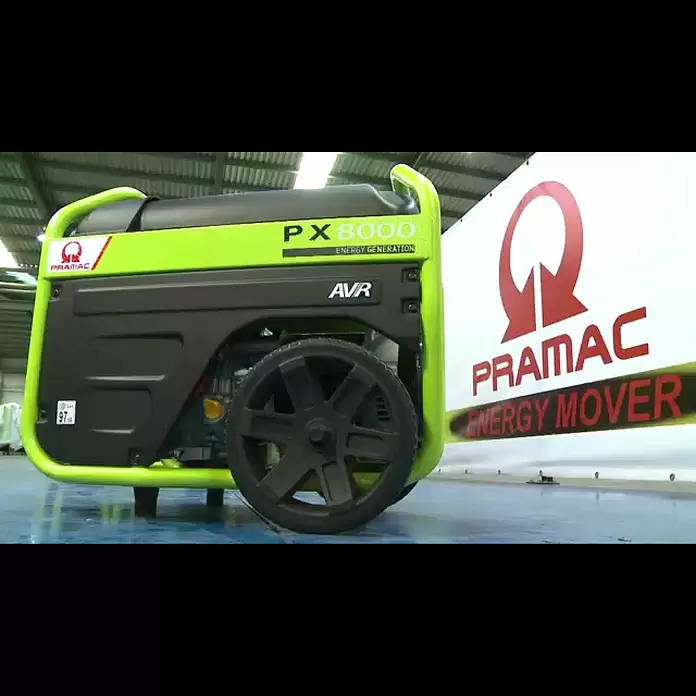 Pramac Generador PX4000 - 2,3 kW, Volumen del depósito: 18,5 l, Consumo: 1,29 l/h - Pramac Serie Praxio - Características técnicas