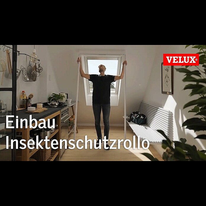 Velux Dachfensterrollo InsektenschutzFarbe: Weiß, Manuell Product