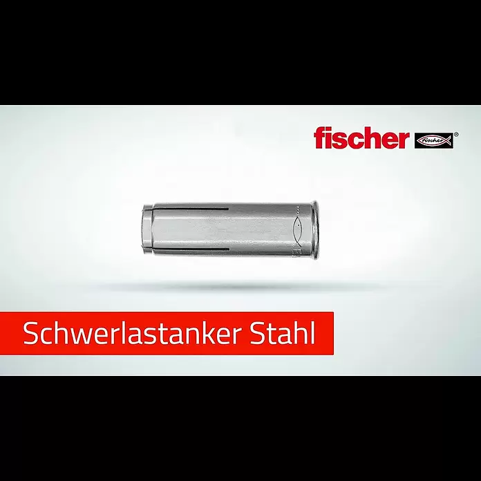 Fischer Einschlaganker EA II - Durchmesser Dübel: 12 mm, M10 Innengewinde, 50 Stk. - Einschlaganker EA II von Fischer zur Befestigung für Rohrleitungen in Beton