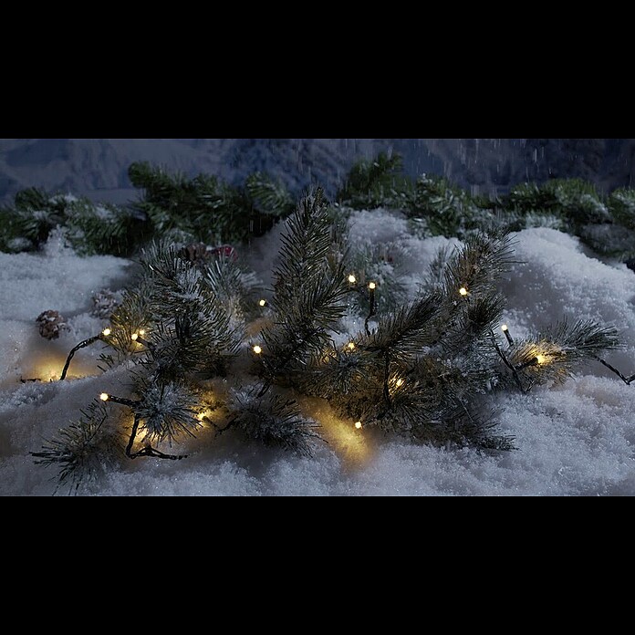 Light Creations LED-Lichterkette Maxilight (Außen, Lichtfarbe: Mehrfarbig, Anzahl Leuchtmittel: 120 Stk., Netzbetrieben) | BAUHAUS