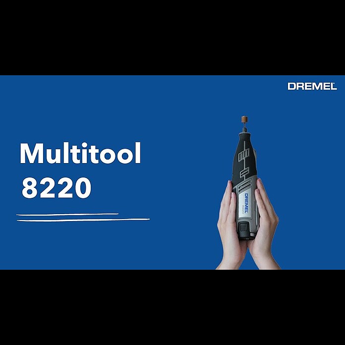 Dremel Multifunktionswerkzeug 8220-5/65 (12 V, 2 Akkus, 2 Ah, 65 Dremel-Zubehöre) | BAUHAUS