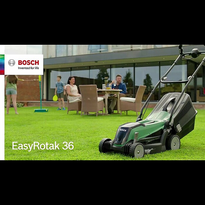 Bosch Akku-Rasenmäher EasyRotak 36-55036 V, 1 Akku, 4 Ah, Schnittbreite: 37 cm Product