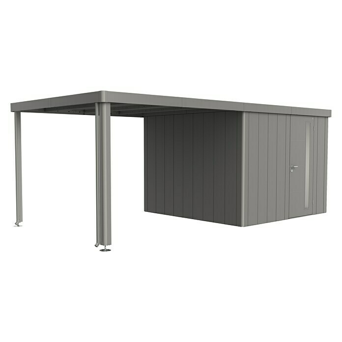 Biohort Neo Seitendach (Passend für: Biohort Gerätehaus Neo 3A/3B/3C/3D, Quarzgrau Metallic, 300 x 291 cm) | BAUHAUS