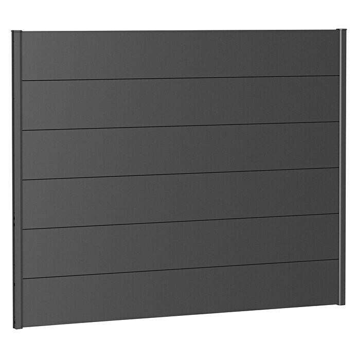 Biohort Sichtschutzelement (B x H: 180 x 135 cm, Stahl, Dunkelgrau Metallic) | BAUHAUS