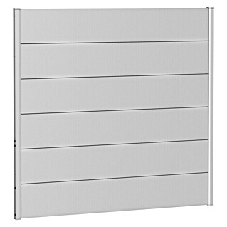 Biohort Sichtschutzelement (B x H: 150 x 135 cm, Stahl, Silber Metallic)