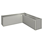 Biohort Belvedere Hochbeet Midi L-Form (201 x 201 x 61 cm, Stahl, Quarzgrau Metallic) | BAUHAUS
