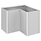 Biohort Belvedere Hochbeet Maxi L-Form (102 x 102 x 77 cm, Stahl, Silber Metallic) | BAUHAUS