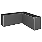 Biohort Belvedere Hochbeet Maxi L-Form (201 x 201 x 77 cm, Stahl, Dunkelgrau Metallic) | BAUHAUS