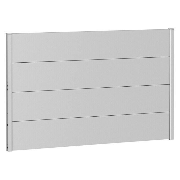 Biohort Sichtschutzelement (B x H: 150 x 90 cm, Stahl, Silber Metallic) | BAUHAUS