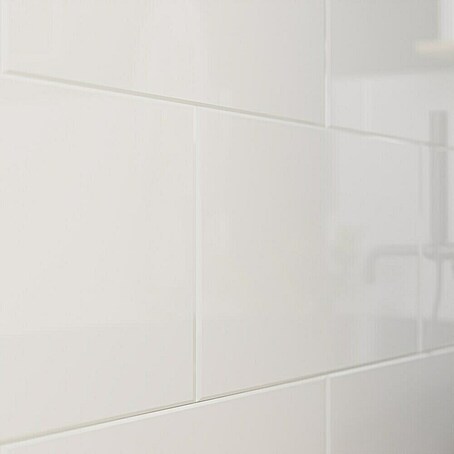 Wandfliese White Classic (30 x 60 cm, Weiß, Glänzend)