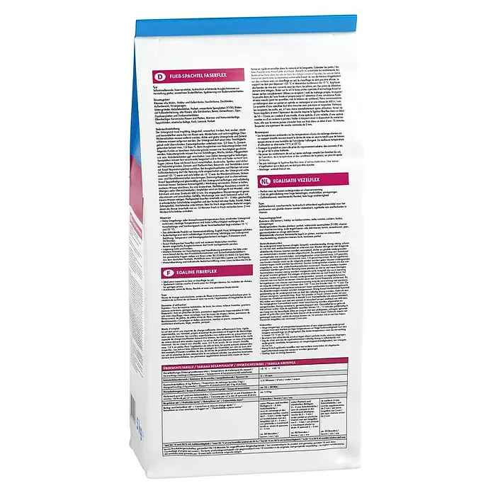 Knauf Fließspachtel Faserflex - 5 kg, Schichtdicke: 2 mm - 15 mm - FLIEB-SPACHTEL FASERFLEX und EGALINE FIBERFLEX: Flexibler Fliesenspachtel und Faserflex-Egalisationsmittel für den professionellen Gebrauch.