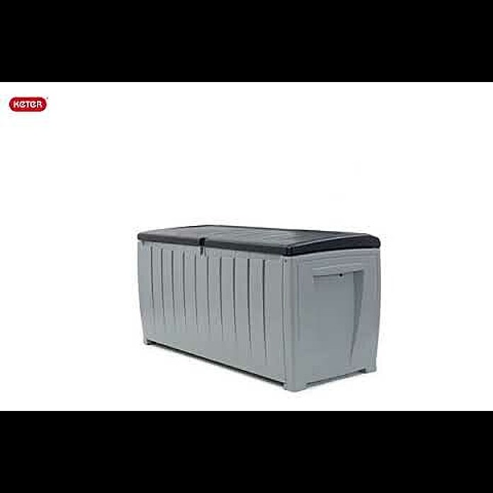 Keter Gartenbox Novel Storage (Grau, 125 x 55 x 63 cm, Polypropylen) | BAUHAUS