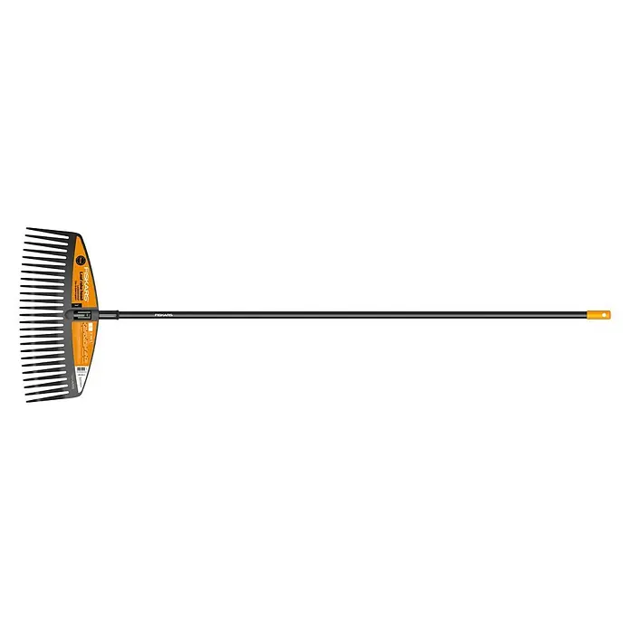 Fiskars Solid Laubbesen - Arbeitsbreite: 52 cm, Anzahl Zinken: 24, Art Stiel: Langstiel - Fiskars Laubbesen mit verstellbarer Breite, ideal zum Reinigen von Rasenflächen und anderen Außenbereichen. Der Besen hat einen ergonomischen Griff.