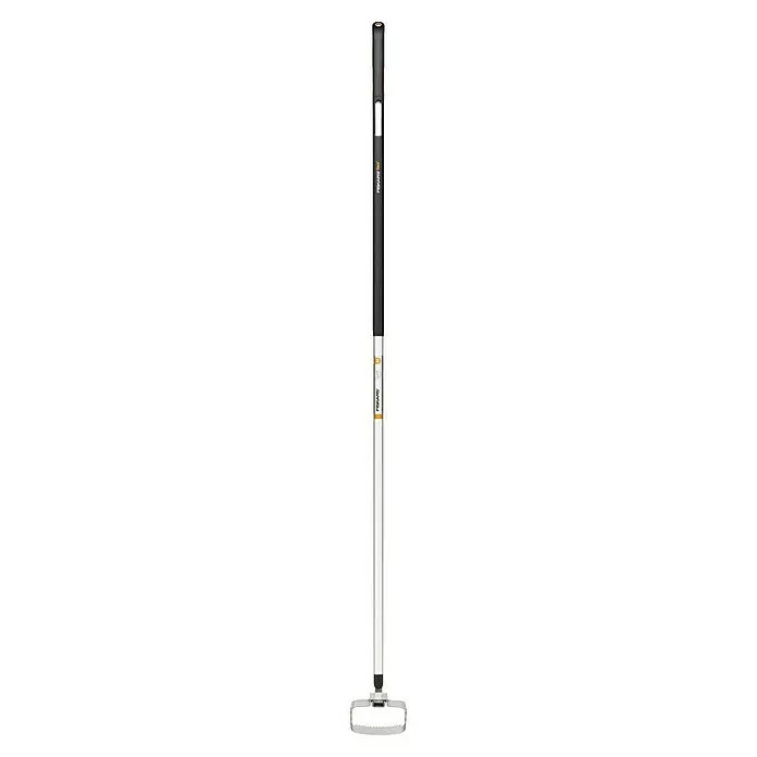 Fiskars Xact Jäter - Arbeitsbreite: 13,5 cm, Zweischneidige Klinge - Abbildung eines Fiskars-Teleskop-Unkrautstechers, ideal zum einfachen und effektiven Entfernen von Unkraut ohne Bücken.