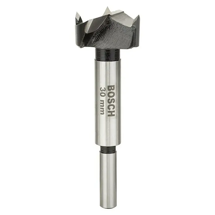 Bosch Holzbohrer - 1 Stk., Durchmesser Bohrer: 30 mm - Ein 30-mm-Forstnerbohrer von Bosch, ideal für präzise Bohrungen in Holz. Das Werkzeug besticht durch seine hohe Qualität und saubere Arbeitsweise.