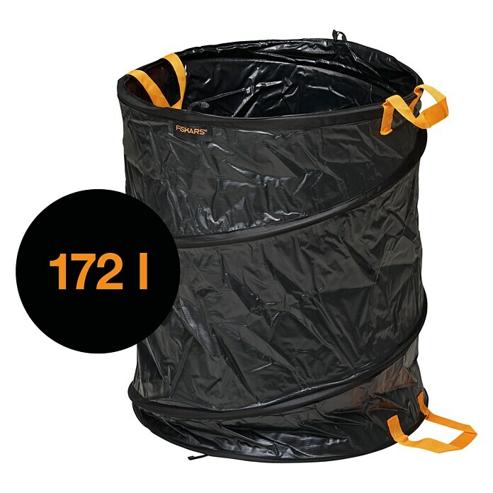 Fiskars Solid Pop-Up Gartenabfallsack172 l Front View