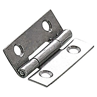 Hettich Scharniere Einzel (L x B x S: 30 x 19 x 0,8 mm, Edelstahl)