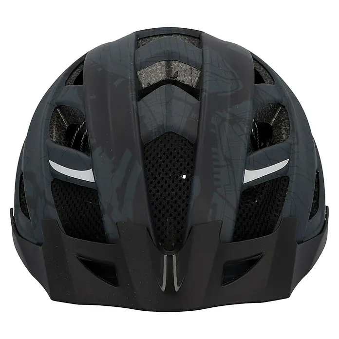 Fischer Fahrradhelm Urban Plus Brooklyn - S/M 52 - 59 cm, Schwarz - Schwarzer Fahrradhelm mit Belüftungsöffnungen für angenehme Kühlung und mit modernem Design für Radfahrer.