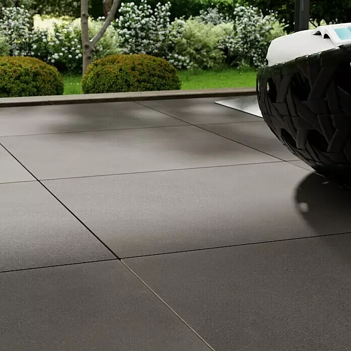 Marazzi Terrassenfliese Esterno 20T Material80 x 80 x 2 cm, Grau, Matt