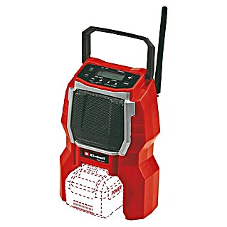 Einhell Power X-Change 18V Akku-Baustellenradio TC-RA 18 Li-Solo (Schwarz/Rot, Akkuspannung: 18 V, Anzahl Akkus: Ohne Akku, Frequenz: 87,5 - 108,0 kHz (FM))