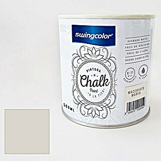 swingcolor Pintura de tiza Chalk Paint (Macchiato Maria, 500 ml)