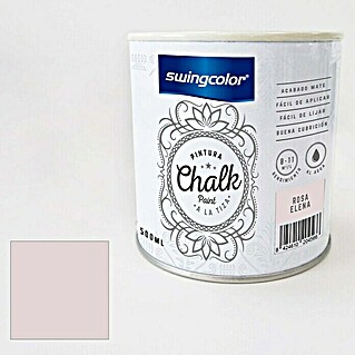 swingcolor Pintura de tiza Chalk Paint (Rosa Elena, 500 ml)