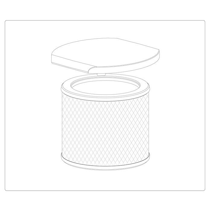 HEPA-FilterPassend für: Proklima Mini-Turmventilator 28239903 Sketch