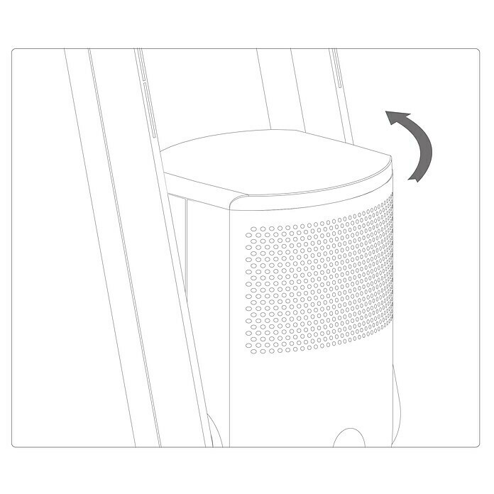 HEPA-FilterPassend für: Proklima Mini-Turmventilator 28239903 Sketch