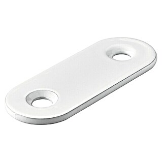 Hettich Verbindungsblech (L x B x S: 40 x 15 x 2 mm, Weiß)