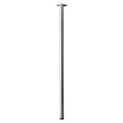 Hettich Möbelfuß (Ø x H: 3 x 80 cm, Traglast: 50 kg, Stahl, Aluminium-Optik) | BAUHAUS