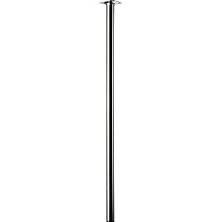 Hettich Möbelfuß (Ø x H: 3 x 80 cm, Traglast: 50 kg, Stahl, Silber)