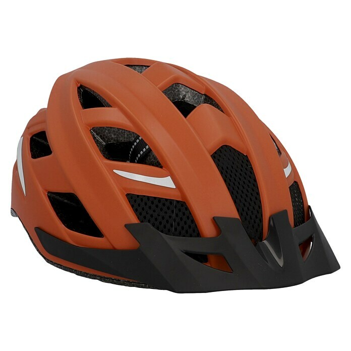 Fischer Fahrradhelm Urban Plus MiamiS/M 52 - 59 cm, Orange Diagonal View