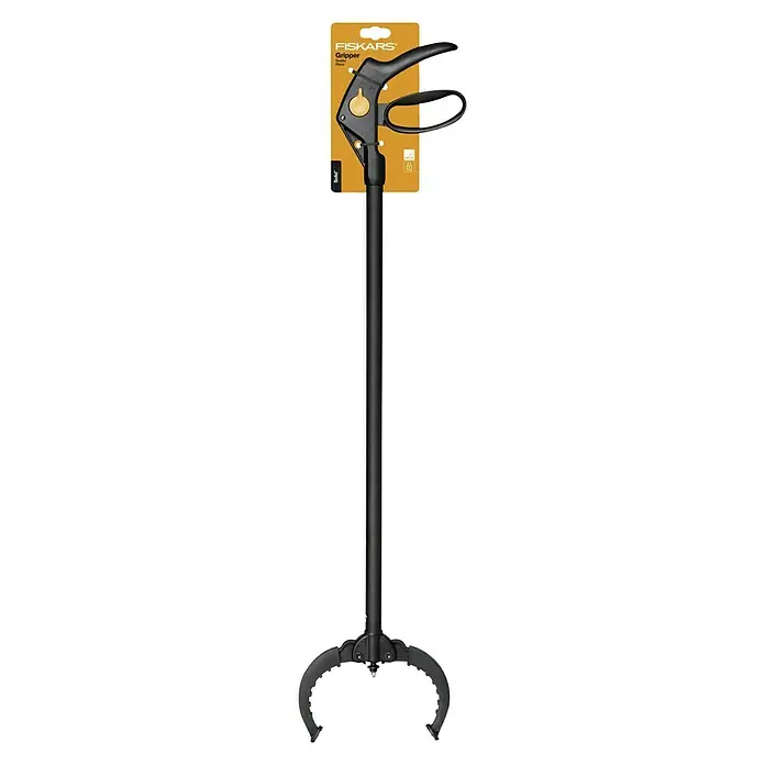 Fiskars Solid Greifer - Länge: 87,5 cm - Fiskars Solid Greifer: Eine praktische Greifhilfe für Gartenarbeiten und den täglichen Gebrauch, ideal zum Aufheben von Gegenständen ohne Bücken.