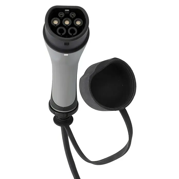 AEG Kfz-Ladekabel Schuko-Stecker zu Typ 2 Stecker - Kabellänge: 7 m - EV-Ladekabel mit Typ-2-Stecker und Schutzkappe. Ideal zum Aufladen von Elektrofahrzeugen an Ladestationen.