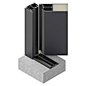 Portofino Aluminiumhaustür 906PF (110 x 210 cm, DIN Anschlag: Links, Weiß Glanz)