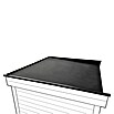 Kiehnholz Gartenhaus Cube 3.0 (Außenmaß inkl. Dachüberstand (B x T): 253 x 263 cm, Holz, Anthrazit, Mit EPDM Dachsystem) | BAUHAUS