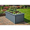 Gardol Hochbeet doppelwandig (200 x 100 x 76 cm, Stahl, Anthrazit) | BAUHAUS