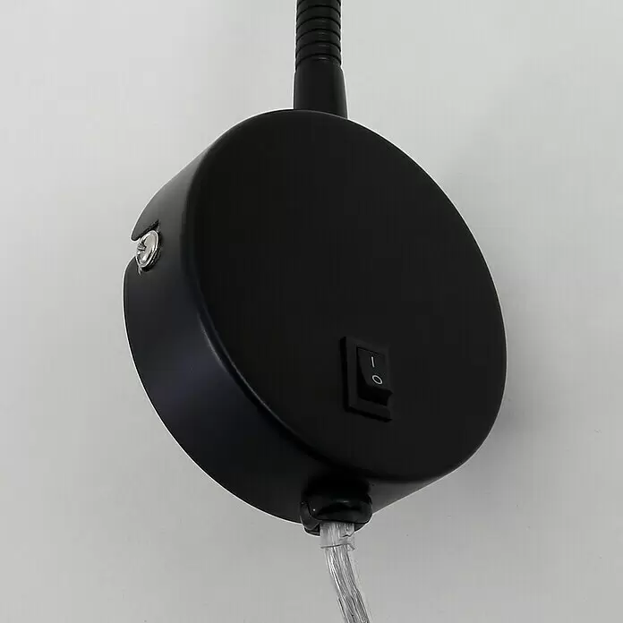 Briloner LED-Wandstrahler Tusa - 4 W, L x B x H: 5,8 x 20,5 x 45 cm, Schwarz, Warmweiß - Detailaufnahme