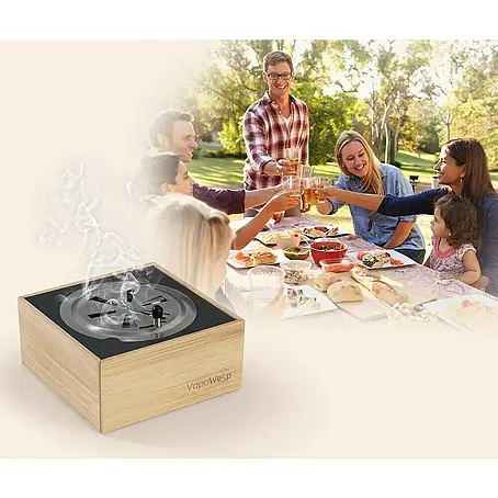 VapoWesp  Räucherbox mit Orange/Rosemary Pulver