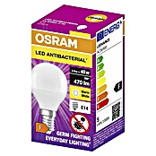 Osram LED žarulja antibakterijska žarulja  (E14, Bez prigušivanja, Topla bijela, 470 lm, 5,5 W, Oblik svjetiljke: Okrugli) | BAUHAUS