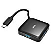 Hama Hub USB C 4 puertos (Negro) | BAUHAUS