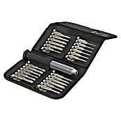 Hama Mini-Schraubendreher-Set 24in1 (1 x Aluminium-Griff, 24 x Wechseleinsatz, 1 x Etui in Lederoptik) | BAUHAUS