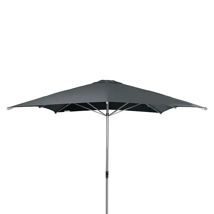 Doppler Alu Expert Marktschirm - Anthrazit, Bespannungsmaß (L x B): 300 x 300 cm - Grauer Sonnenschirm mit quadratischer Form. Ideal für sonnige Tage im Garten oder auf der Terrasse und spendet angenehmen Schatten.