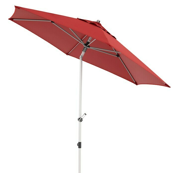 Doppler Expert Marktschirm rund Auto Tilt (Bordeaux, Durchmesser Bespannung: 280 cm) | BAUHAUS