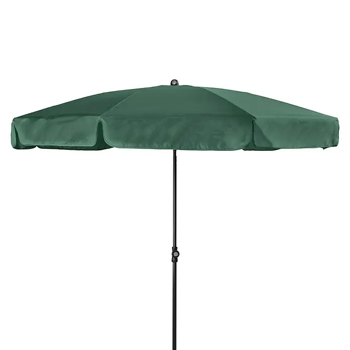 Doppler Sunline Marktschirm rund NeoDunkelgrün, Durchmesser Bespannung: 200 cm - Ein grüner Gartenschirm spendet Schatten. Ideal für sonnige Tage im Freien und Schutz vor UV-Strahlung.