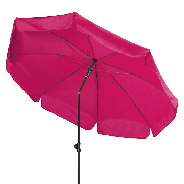 Doppler Sunline Marktschirm rund Neo (Fuchsia, Durchmesser Bespannung: 200 cm) | BAUHAUS