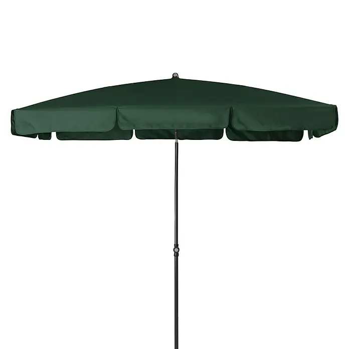 Doppler Sunline Marktschirm Waterproof Neo - Grün, Bespannungsmaß (L x B): 225 x 120 cm - Dunkelgrüner Gartenschirm mit stabilem Ständer für den Außenbereich. Optimaler Sonnenschutz für entspannte Stunden im Garten oder auf der Terrasse.
