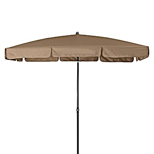 Doppler Sunline Marktschirm Waterproof Neo (Greige, L x B: 225 x 120 cm)